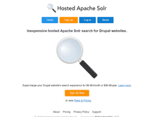 Tablet Screenshot of hostedapachesolr.com